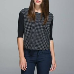 RARE Lululemon Out Of This World Tee Biggy Dot | M